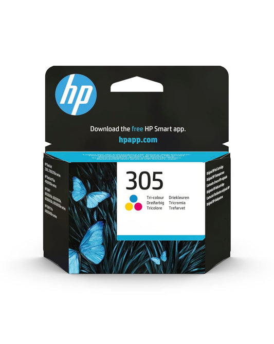 HP 305 Tri-Color Original Ink Cartridge – Vivid Color for HP DeskJet & ENVY